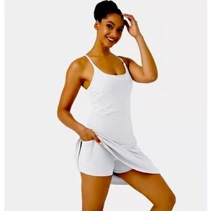 NWT Halara Softlyzero Airy Backless Cut Out Adjustable 2-in-1 Active Dress